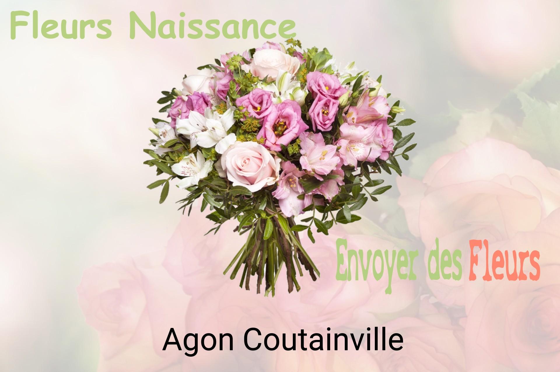 Bouquet de fleurs de naissance livré à Agon-Coutainville